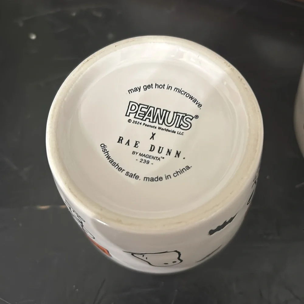Rae Dunn x Peanuts Halloween Ceramic Measuring Cups